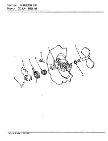 02 - Detergent Cup (Du18j4 / Du18j4b) parts for Maytag Dishwasher DU18J4B from AppliancePartsPros.com