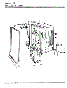 07 - Tub (Du18j4 / Du18j4b) parts for Maytag Dishwasher DU18J4B from AppliancePartsPros.com
