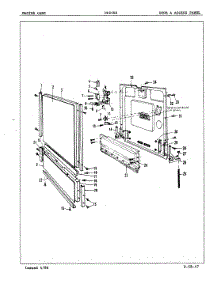 04 - Door & Access Panel parts for Maytag Dishwasher DU24B2 from AppliancePartsPros.com