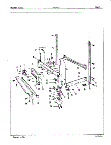 05 - Frame parts for Maytag Dishwasher DU24B2 from AppliancePartsPros.com