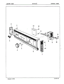02 - Control Panel parts for Maytag Dishwasher DU24B2R from AppliancePartsPros.com