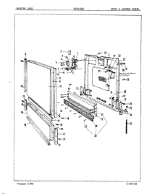 04 - Door & Access Panel parts for Maytag Dishwasher DU24B2R from AppliancePartsPros.com
