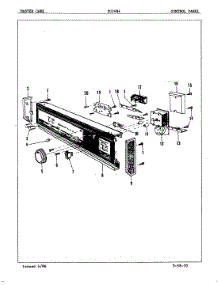 02 - Control Panel parts for Maytag Dishwasher DU24B4 from AppliancePartsPros.com