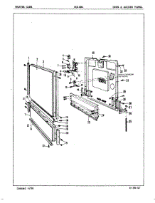 04 - Door\Drawer parts for Maytag Dishwasher DU24B4 from AppliancePartsPros.com