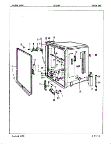 06 - Inner Tub parts for Maytag Dishwasher DU24B4 from AppliancePartsPros.com