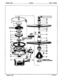 07 - Pump & Motor parts for Maytag Dishwasher DU24B4 from AppliancePartsPros.com