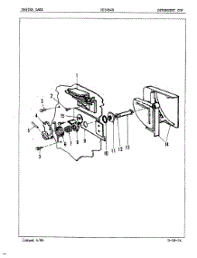 03 - Detergent Cup parts for Maytag Dishwasher DU24B4R from AppliancePartsPros.com