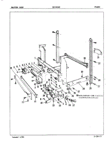 05 - Frame parts for Maytag Dishwasher DU24B4R from AppliancePartsPros.com