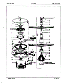 07 - Pump & Motor parts for Maytag Dishwasher DU24B4R from AppliancePartsPros.com