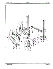 05 - Frame parts for Maytag Dishwasher DU24B6 from AppliancePartsPros.com