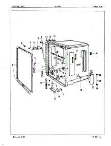 06 - Inner Tub parts for Maytag Dishwasher DU24B6 from AppliancePartsPros.com