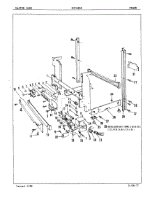 05 - Frame parts for Maytag Dishwasher DU24B6R from AppliancePartsPros.com