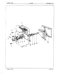 03 - Detergent Cup parts for Maytag Dishwasher DU24B8 from AppliancePartsPros.com