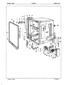 06 - Inner Tub parts for Maytag Dishwasher DU24B8 from AppliancePartsPros.com