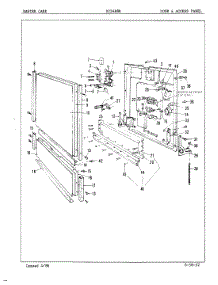 04 - Door & Access Panel parts for Maytag Dishwasher DU24B8R from AppliancePartsPros.com