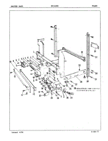 05 - Frame parts for Maytag Dishwasher DU24B8R from AppliancePartsPros.com