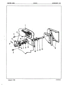 03 - Detergent Cup parts for Maytag Dishwasher DU24C2 from AppliancePartsPros.com
