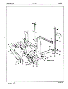 05 - Frame parts for Maytag Dishwasher DU24C2 from AppliancePartsPros.com