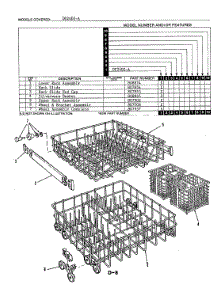 06 - Rack (Du24d2a) parts for Maytag Dishwasher DU24D2A from AppliancePartsPros.com