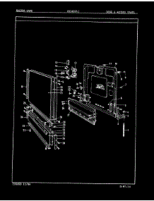 04 - Door & Access Panel parts for Maytag Dishwasher DU24D2A1 from AppliancePartsPros.com