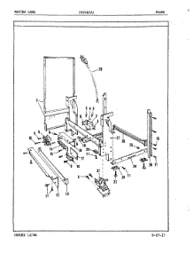 05 - Frame parts for Maytag Dishwasher DU24D2A1 from AppliancePartsPros.com