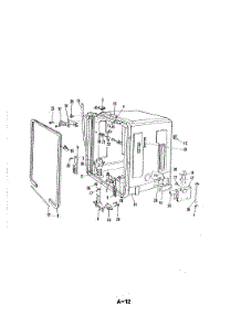 07 - Tub parts for Maytag Dishwasher DU24D2AC from AppliancePartsPros.com