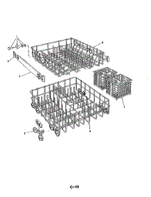 06 - Rack parts for Maytag Dishwasher DU24D2AC-1 from AppliancePartsPros.com