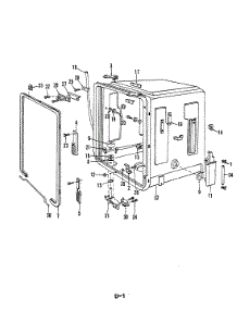 07 - Tub parts for Maytag Dishwasher DU24D2AC-1 from AppliancePartsPros.com