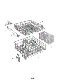 06 - Rack parts for Maytag Dishwasher DU24D6AC from AppliancePartsPros.com