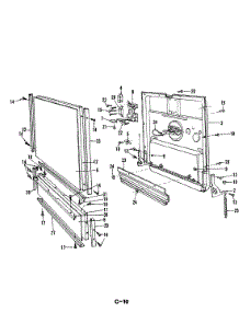 03 - Door Parts parts for Maytag Dishwasher DU24H2 from AppliancePartsPros.com