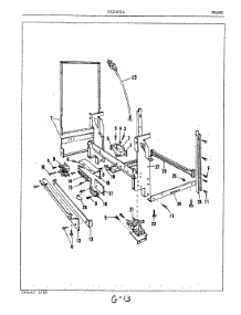 04 - Frame parts for Maytag Dishwasher DU24H2A from AppliancePartsPros.com