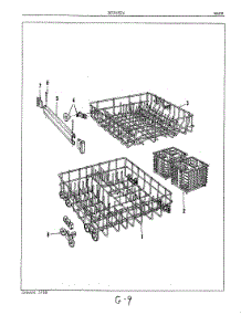 06 - Rack parts for Maytag Dishwasher DU24H2A from AppliancePartsPros.com