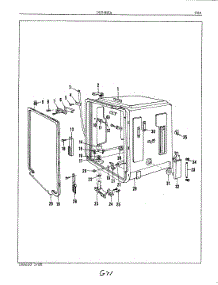 07 - Tub parts for Maytag Dishwasher DU24H2A from AppliancePartsPros.com