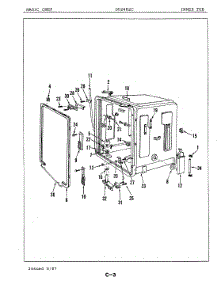06 - Inner Tub parts for Maytag Dishwasher DU24H2C from AppliancePartsPros.com