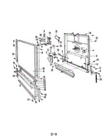 03 - Door Parts parts for Maytag Dishwasher DU24H4 from AppliancePartsPros.com