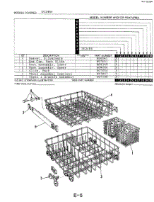 06 - Rack parts for Maytag Dishwasher DU24H4 from AppliancePartsPros.com