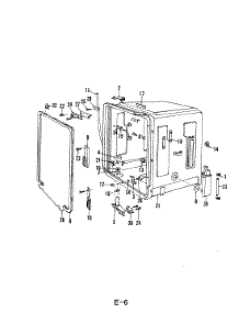 07 - Tub parts for Maytag Dishwasher DU24H4 from AppliancePartsPros.com