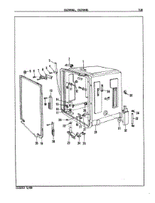07 - Tub parts for Maytag Dishwasher DU24H4A from AppliancePartsPros.com
