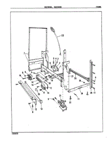 03 - Frame parts for Maytag Dishwasher DU24H4B from AppliancePartsPros.com