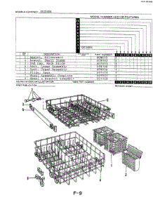 06 - Rack parts for Maytag Dishwasher DU24H6 from AppliancePartsPros.com