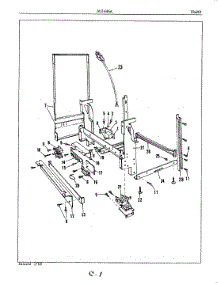 04 - Frame parts for Maytag Dishwasher DU24H6A from AppliancePartsPros.com