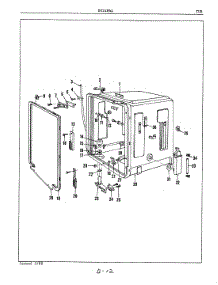 07 - Tub parts for Maytag Dishwasher DU24H6A from AppliancePartsPros.com