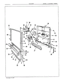 04 - Door & Access Panel parts for Maytag Dishwasher DU24H6C from AppliancePartsPros.com