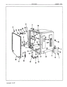 06 - Inner Tub parts for Maytag Dishwasher DU24H6C from AppliancePartsPros.com