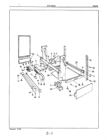 04 - Frame parts for Maytag Dishwasher DU24H6CA from AppliancePartsPros.com
