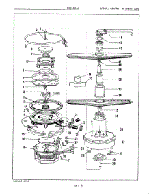 05 - Motor, Heater & Spray Arm parts for Maytag Dishwasher DU24H6CA from AppliancePartsPros.com