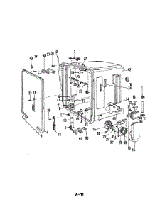07 - Tub parts for Maytag Dishwasher DU24H8 from AppliancePartsPros.com