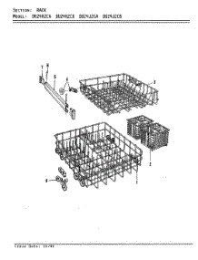 05 - Rack parts for Maytag Dishwasher DU24J2CA from AppliancePartsPros.com