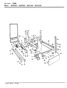 03 - Frame parts for Maytag Dishwasher DU24J2CB from AppliancePartsPros.com
