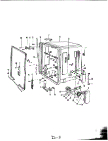 07 - Tub parts for Admiral Dishwasher DU45A-2 from AppliancePartsPros.com